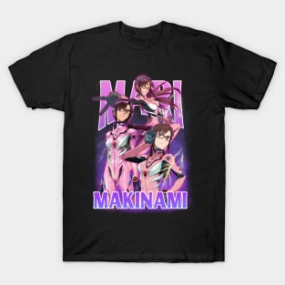 Bootleg Anime Evangelion Mari Makinami Illustrious T-Shirt